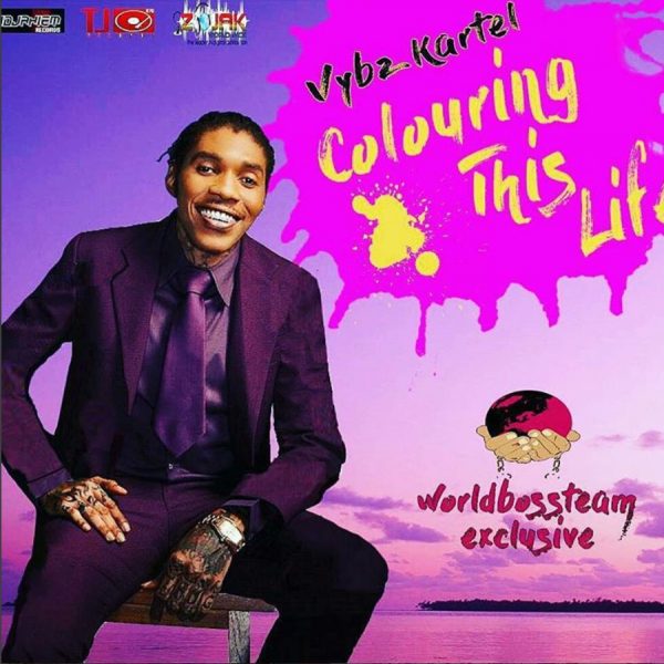 Vybz Kartel Colouring This Life Artwork