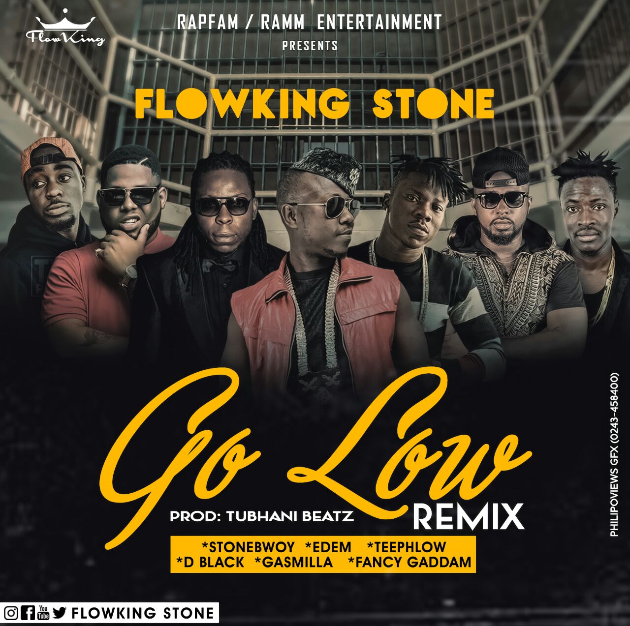 Fowking Stone – Go Low Remix Ft Stonebwoy Edem D Black Teephlow Gasmilla Fancy Gadam Prod By Tubhanibeatz