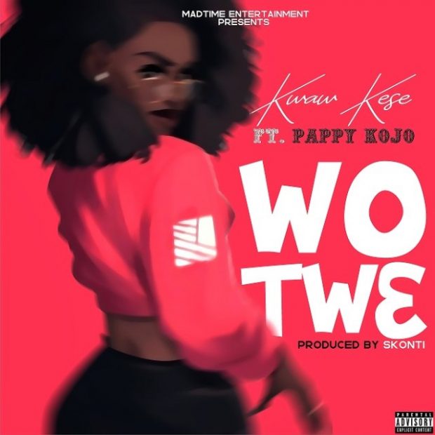 Kwaw Kese Of Madtime Entertainment Features Pappy Kojo On This Lovely Hip-Hop Banger Titled Wo Tw3. Wo Tw3 Was Produced By Skonti.