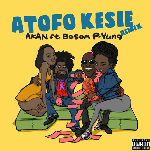 Akan Ft Bosom P Yung – Atofo Kesie Remix Prod By Twistedwavex Mp3 Image