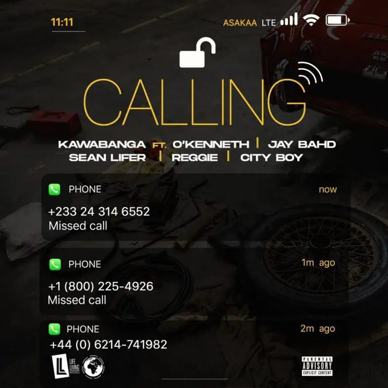Kawabanga – Calling ft O’Kenneth, Jay, Bahd, Sean Lifer, Reggie x City Boy