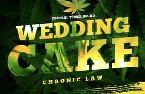 Chronic Law Wedding Cake