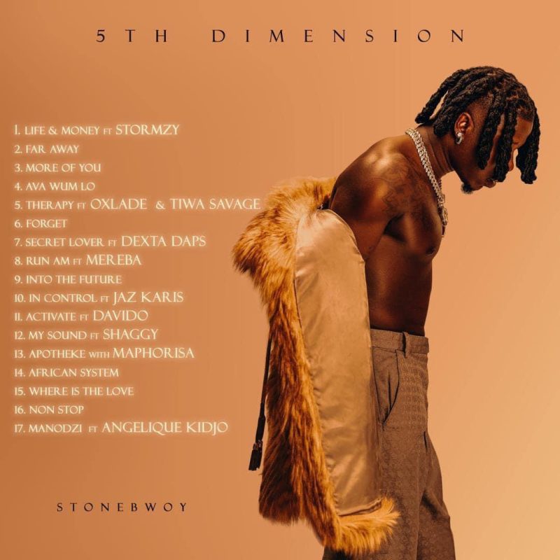 Stonebwoy 5Th Dimension Tracklist