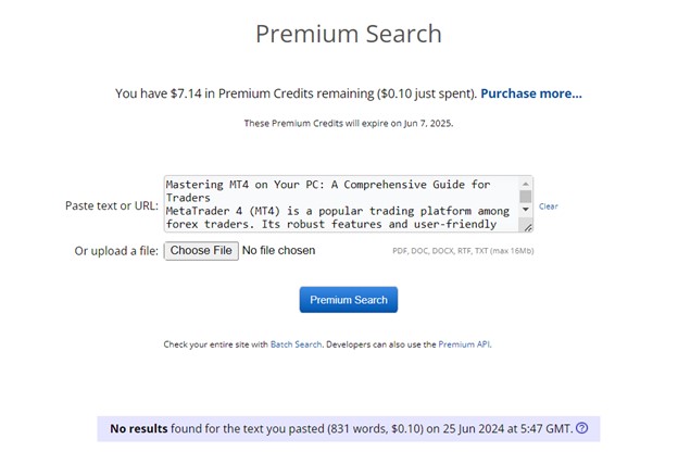 Premium Search