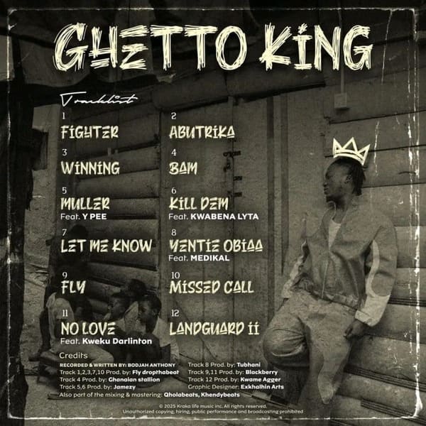 Kwesi Amewuga – Ghetto King (Full Album)