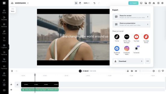 How To Create A Powerful Podcast From Your Old Videos Using Capcut Web 2 Picture 0 552W313H