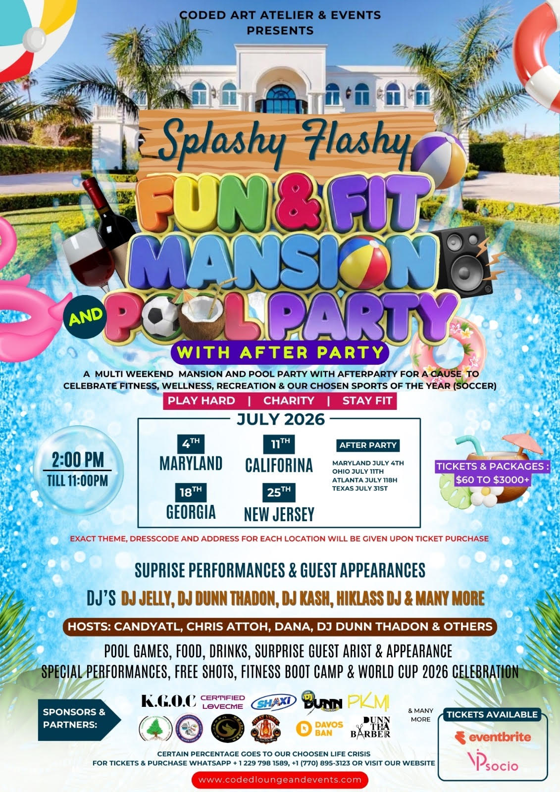 Shatta Wale’s Shaxi Alongside Others Sponsors A Us. Based Company Coded Art Atelier And Events For Their Splashy Flashy Fun &Amp; Fit Charity Party For A Cause 2 Unnamed 1